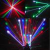 4 Arm Stage Beam Laser Light LED Beam Moving Head Stage Light DMX512 Sound Control KTV Laser Disco Bar Party Light