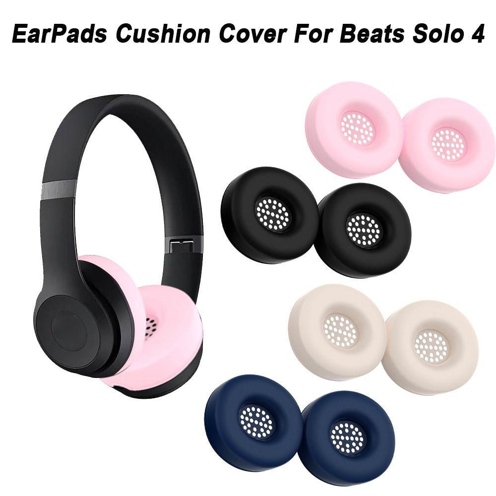 

1Pair Earmuff Protective Cover Replacement Ear Pads Case for Beats Solo 4 Headset чёрный