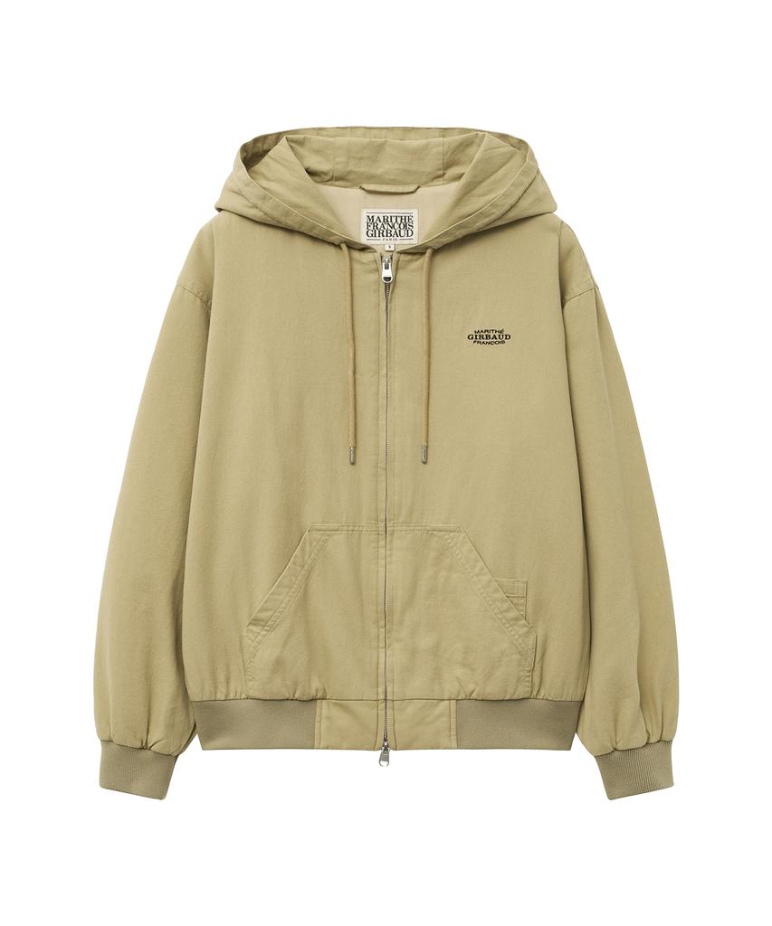 Marith + Franois Girbaud Hooded Work Jacket Beige