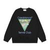 Grenzüberschreitende trendige Marke Casablanca Casablanca Buchstabe gemaltes Print 380g Herren- und Damen- Rundhals-Pullover
