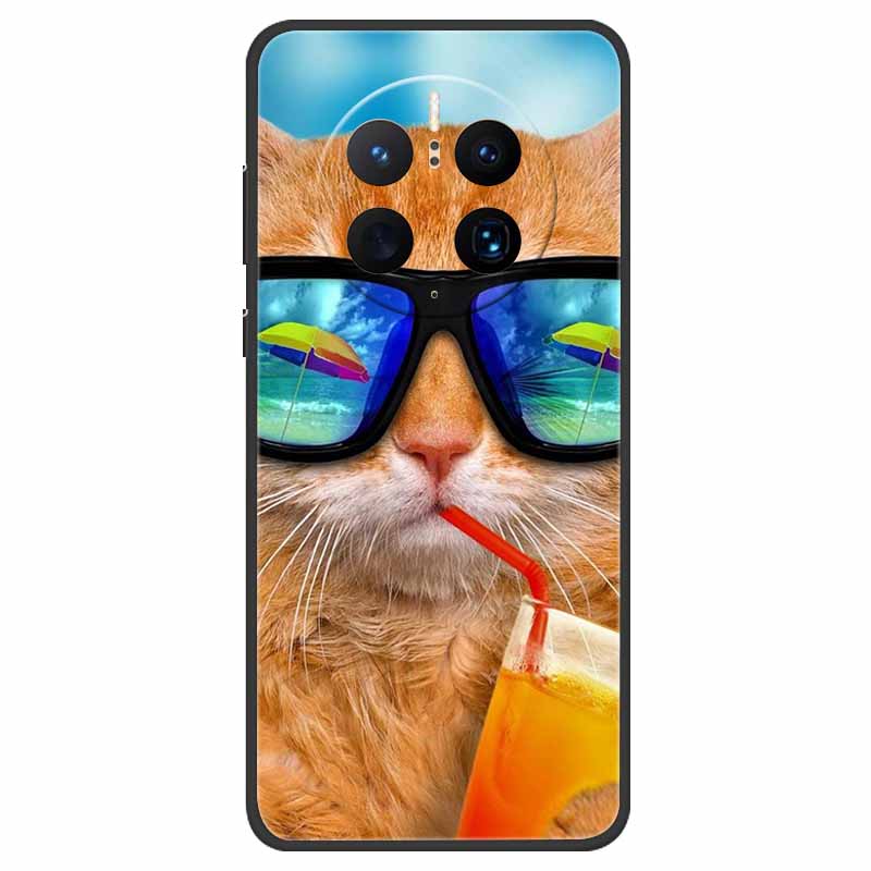 For Huawei Mate 50 Pro Case Cover Soft TPU Funda Painted Cases For Huawei Mate 50 Pro Cover Silicone Mate50 Pro 50Pro 6.74 Coque