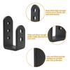 Garage Door Reinforcement U-Bracket Set