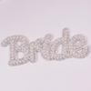 Exquisite Pearl Bride Rhinestone Letter Stickers for DIY Fashion: Clothing, Shoes, Hats Accessories