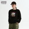 Teenie Weenie Women's Bear Graphic Crewneck Sweatshirt
