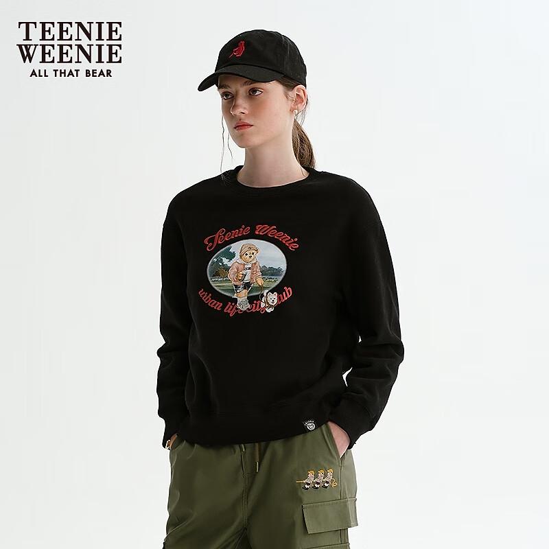 Teenie Weenie Women's Bear Graphic Crewneck Sweatshirt