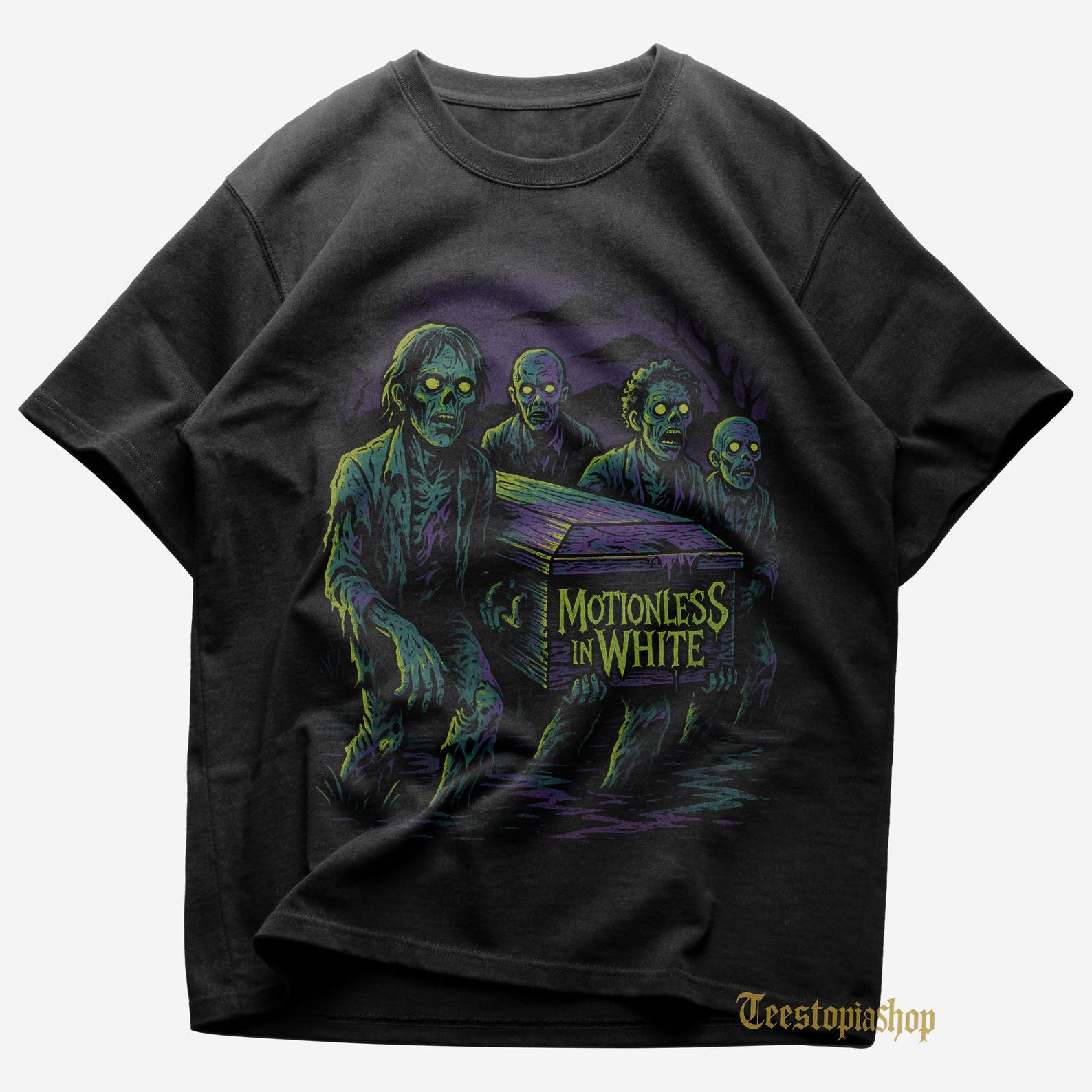 Motionless In White T shirt - Metal Music Tee - Another Life - Voices - Reincarnate Album - Motionless In White Merch - Unisex Rock Clothing 4XL