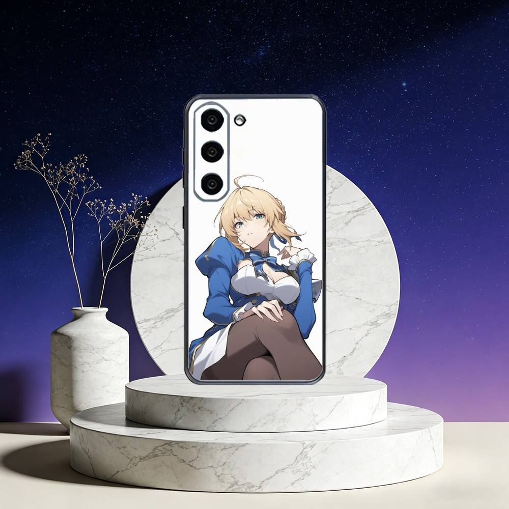 

Чехол для телефона C-Cool F-Fate S-Saber Аниме Для Samsung Galaxy A73,A72,A71,A70,A53,A52,A51,Другие Мягкий Черный Чехол Samsung a41