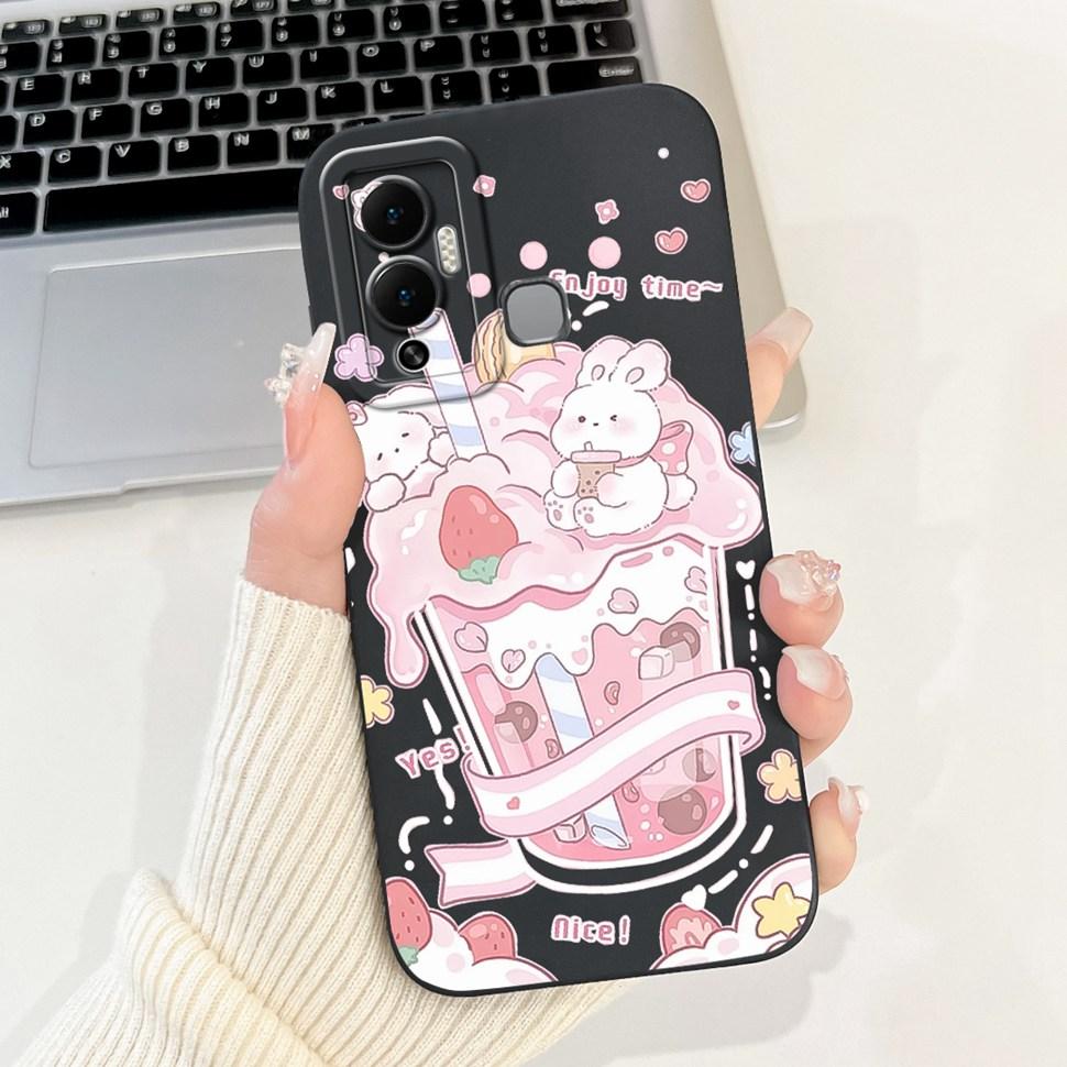 For Infinix Hot 12 Play Case Lovely Panda Painted Soft Silicone Phone Cover Case For Infinix Hot 12 Hot12 Play Fundas Capa Bags