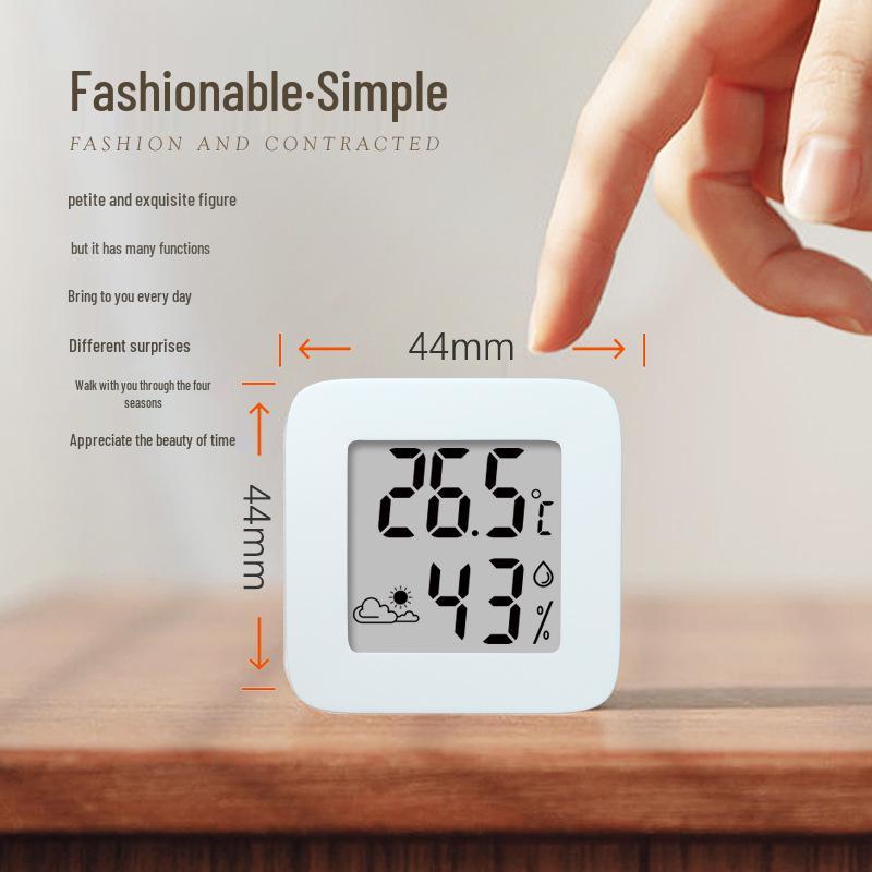 Wall-Mounted Indoor Thermometer & Hygrometer: High Precision for Baby Room
