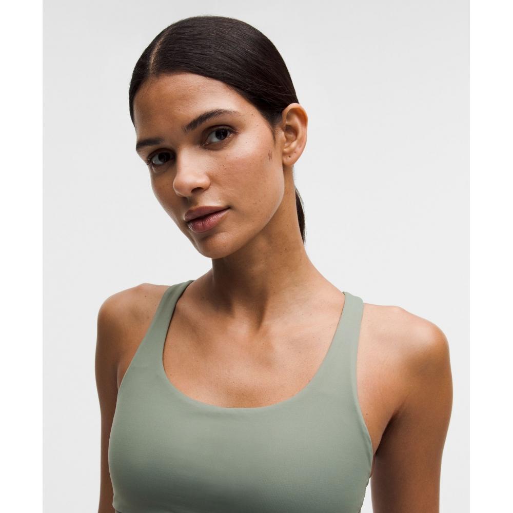 Lululemon Energy Longline Bra MeDium Support B D Cups Evolve Willow Leaf