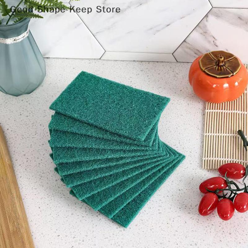 10/20 Pieces Kitchen Scouring Pads Set Multi-purpose Anti-scratch Reusable Dishwashing Cleaning Rags