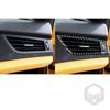Real Carbon Fiber Car Accessories Dashboard Air Vents Cover Soft Sticker For BMW Z4 E89 2009 2010 2011 2012 2013 2014 2015 2016