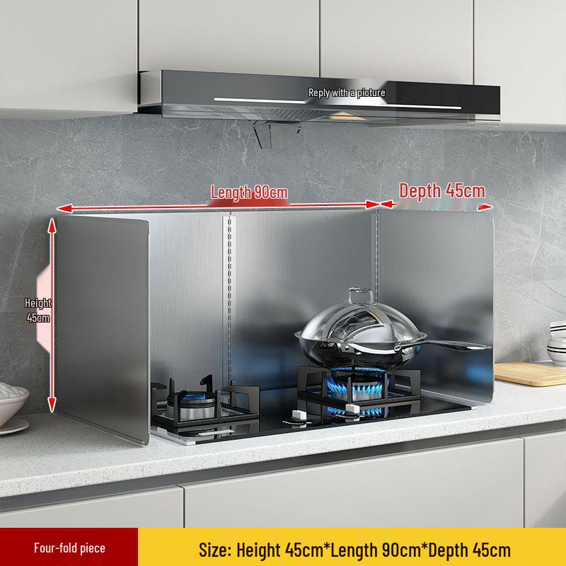 Heat-Resistant Stainless Steel Oil Splatter Guard for Stovetop Cooking
