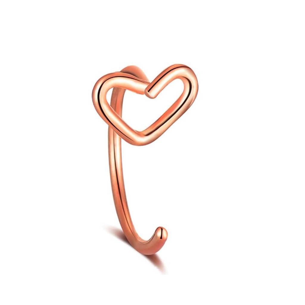 Love Nose Ring 0.8/8 Mm European and American Nose Accessories, Piercing Jewelry, Hot-selling Models