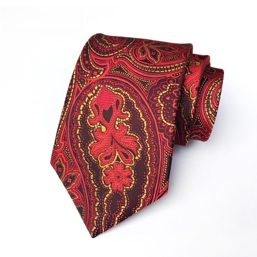Accessories Floral Neck Ties Jacquard Business Formal Tie Classic Groom Neck Wear  Party
