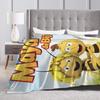Coperta Maya l'Ape Super Calda Divertente Peluche Biancheria da Letto Coperte per Divano Sedia Letto da Viaggio in Aereo Coperta in Flanella Copriletto