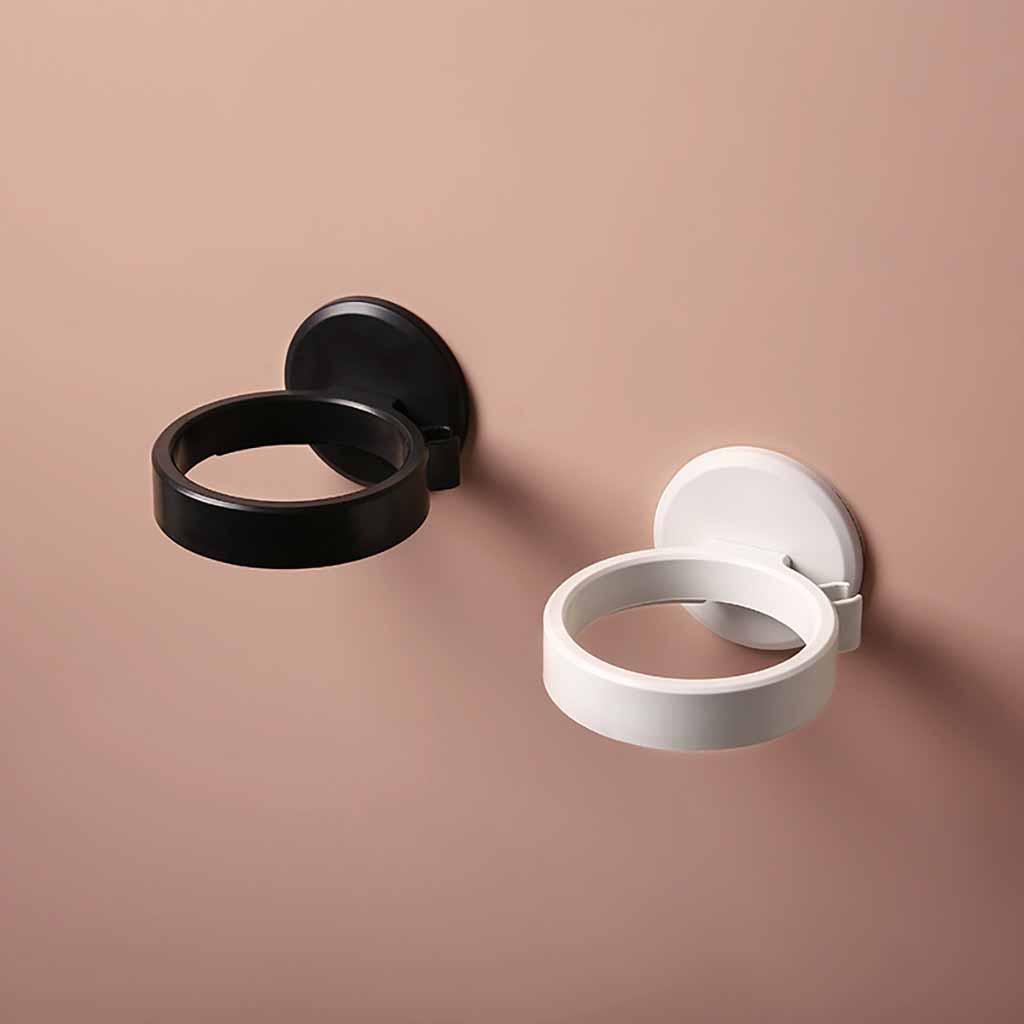 Good Durable Bathroom Wall Mounted Electric Hair Dryer Holder Storage Rack Shelf