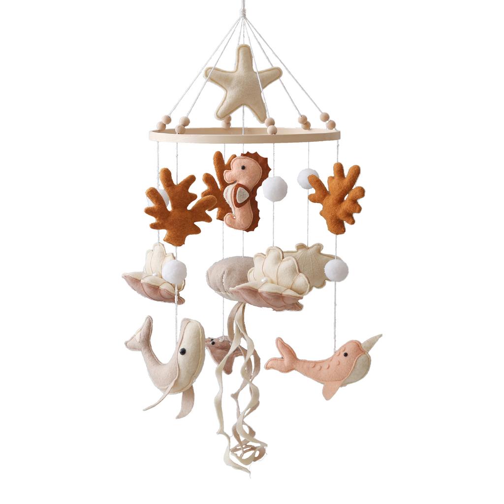 Giostrina da Lettino per Bambini Simpatico Aeroplano Farfalla Sonagli per Bambini Culla Camera da Letto Decorazione da Appendere Rotazione Musicale Giocattoli per la Prima Infanzia