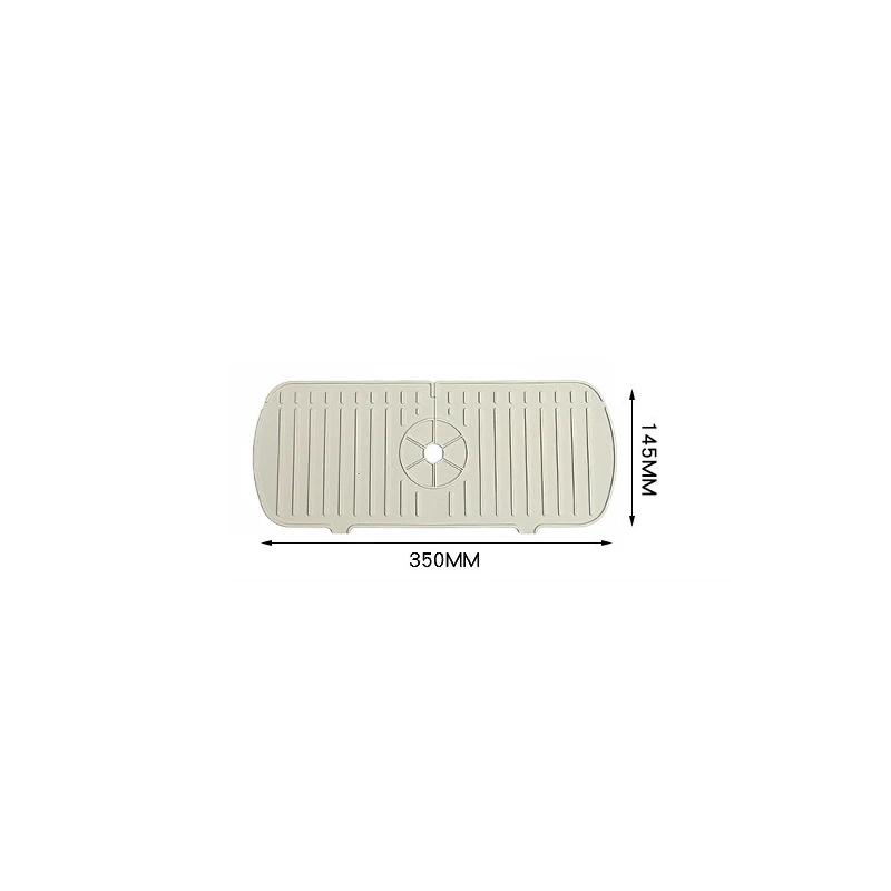 Kitchen Faucet Splash Pad Silicone Sink Faucet Splash Guard Mat Sponge Drain Anti Slip Rack for Bathroom Kitchenware Storage