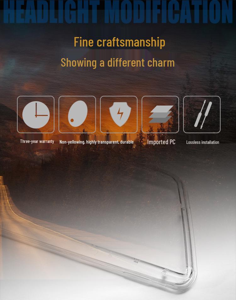 Bora 02-05 Model Headlight Transparent Cover