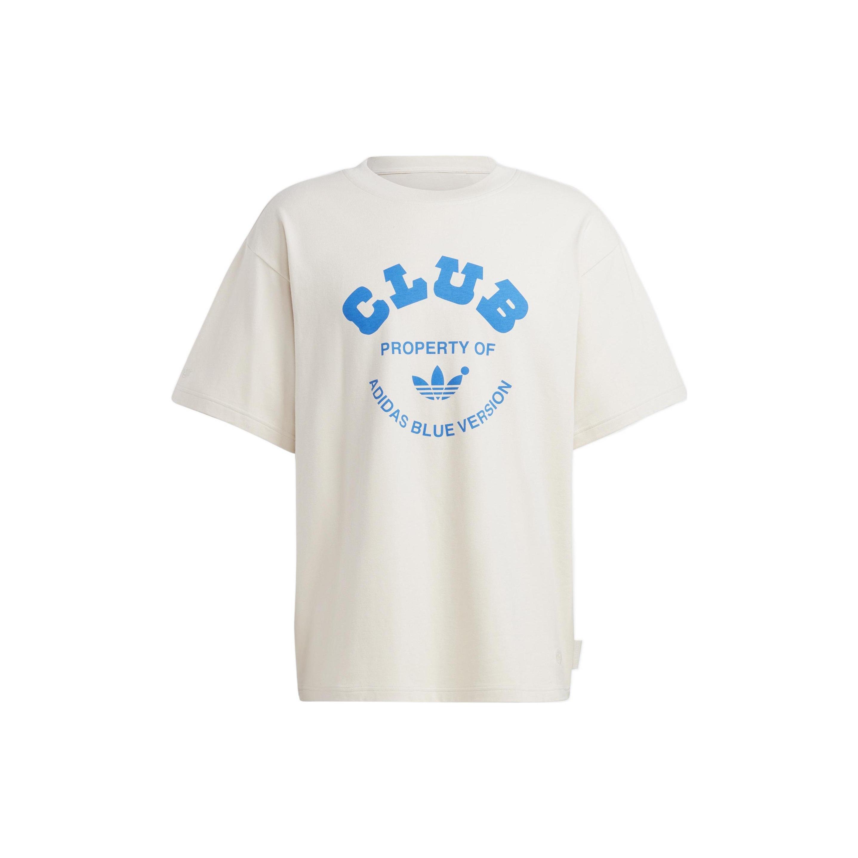 adidas Originals Blue Version Club Tee Beige Men s IA2489 M