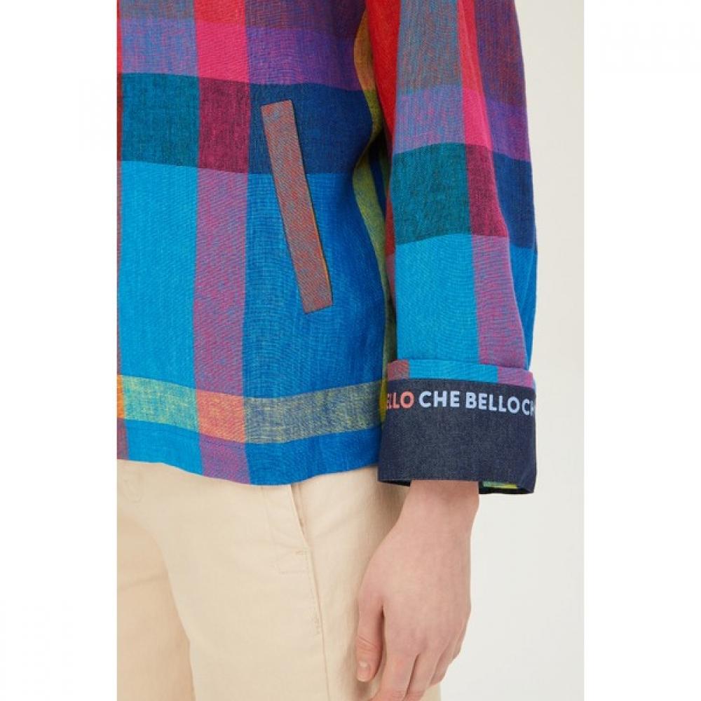 Benetton Benetton Rossi Check Jacket Bajka1531