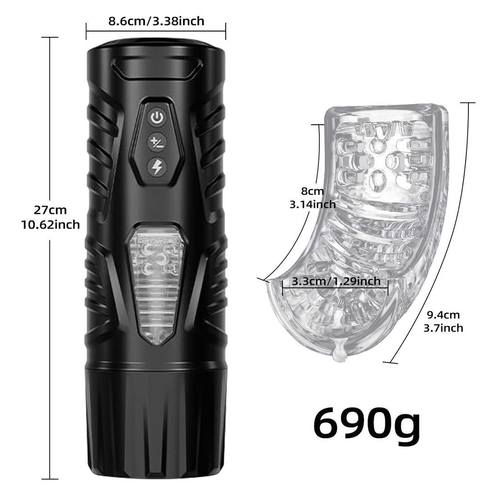 Electric Sucking Vibration Male Masturbator Fariykiss Multi-Frequency Adjustable Massager Penis Lowering Sensitivity Adult Toys