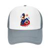 Haitian Heritage Seamstress Flag Tri Mesh Baseball Cap Casual Hat Outdoor  For Womens Unisex FeUnisex