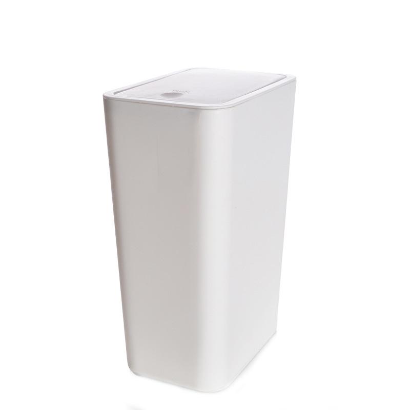 Square Trash Can Household Elastic Lid Type Household Kitchen Classification Toilet Press Toilet Garbage Bin with Lid