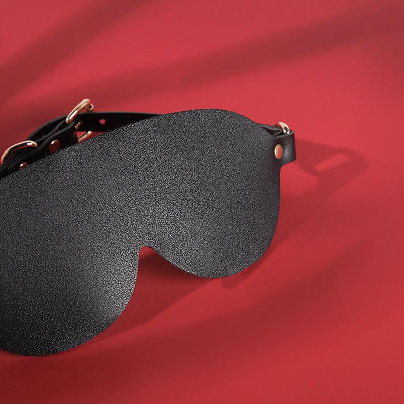 Intimate 10-Piece BDSM Set: Ball Gag, Whip, Handcuffs, Foot Cuffs, and Eye Mask