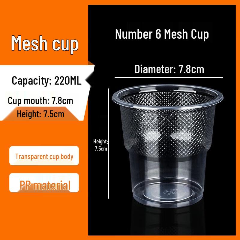 Xihe 220ml Thickened Disposable Plastic Cups