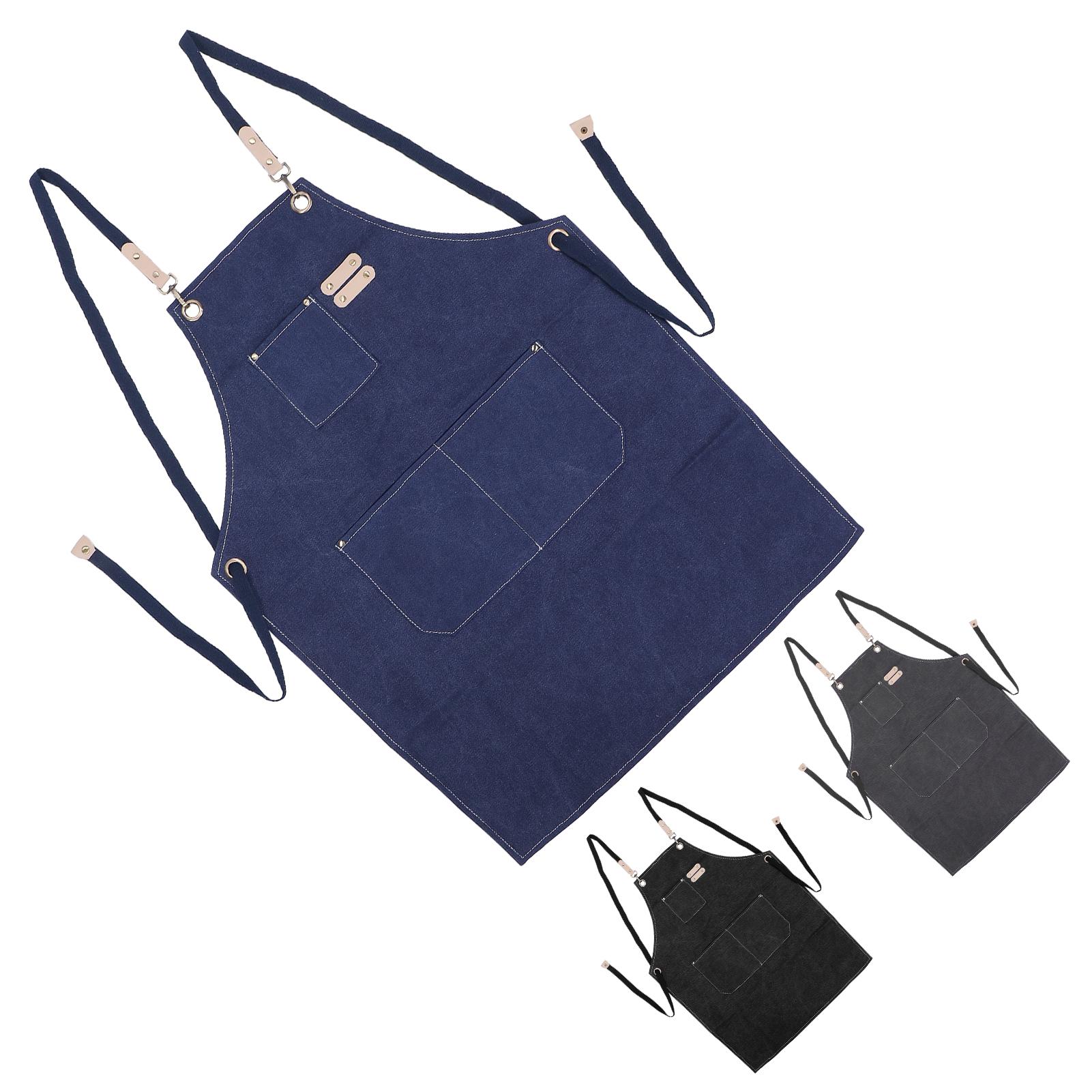 Фартук из хлопкового полотна с регулируемой спинкой — фото 8