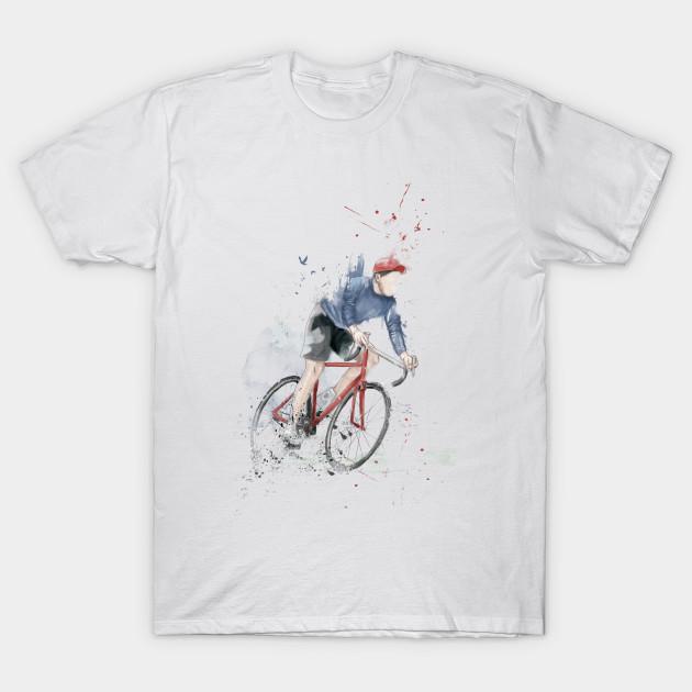 Men Black Print T-shirt I Want To Ride My Bicycle No-Cut Transfer Paper Print Cotton Tshirt XL белый