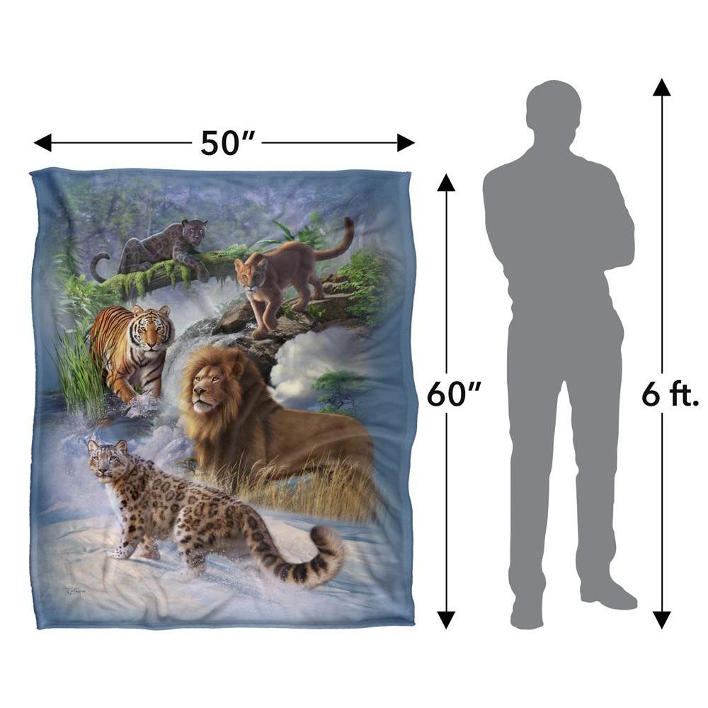 JQ Licensing Jlo Silky Cats Supersoft Blanket