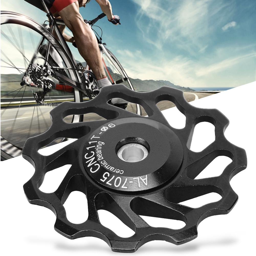 Ceramic Bearing 11T Rear Derailleur Pulley   Roller Accessory for Mountain   Road Bike