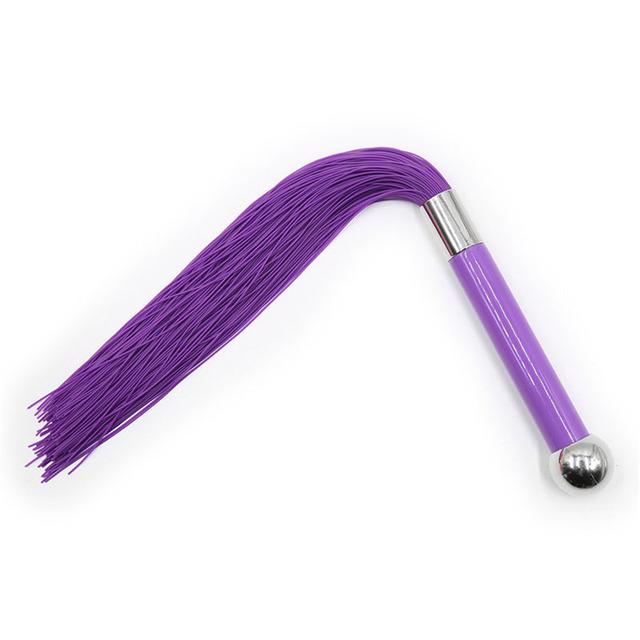 Silicone Tassel Whip Adult Games Bdsm Bondage Spanking Slave Restraints Cosplay Erotic Flogger