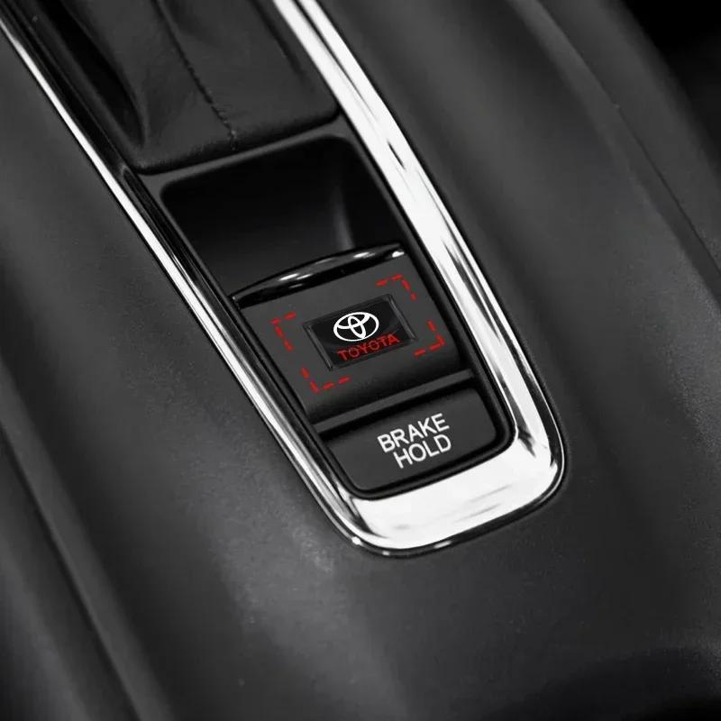 Car Styling 3D Epoxidové Samolepky na Dekoraci Palubní Desky Volantu Auta Pro Toyota Chr Corolla Yaris Rav4 E150 E120 Land Cruiser