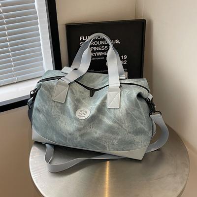 Large Capacity Travel Bag Business Trip Storage Hand Luggage Bag Dry Wet Separation Simple Niche Sports Gym Bag