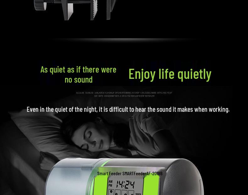 Smart Aquarium Fish Feeder with Timer - Large Capacity for Goldfish