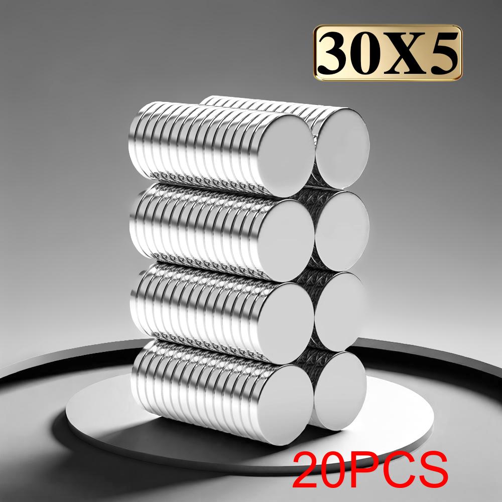 30x5mm Imans Refrigerator Magnets for DIY Office Whiteboard Workshop Suitable Tools Home Workplace