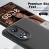 Honor 50 Phone Case Huawei Nova 9 Liquid Silicone Soft Case Full Coverage Lens Protection Drop-resistant Anti-fingerprint Unisex Solid Color Bla
