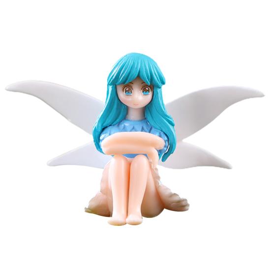 Modern Eye-catching Creative Adorable Scene Layout Flower Fairy Ornament for Garden Statue