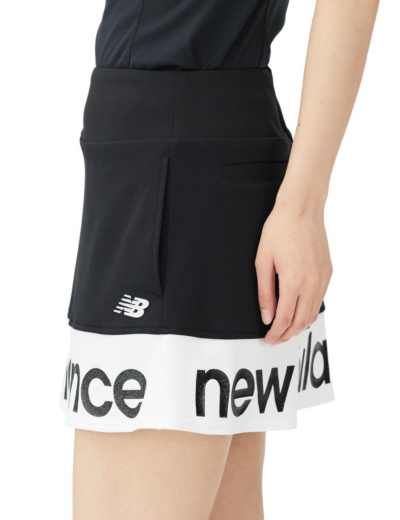 New Balance Golf Skirt Stretch Size 1 Women's Sweat-Wicking, Quick-Drying (with Inner) / 012-4134508 010_Black, [M]