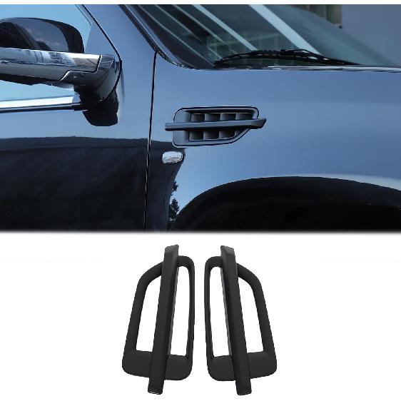 

Fender Side Vent Cover Trim Compatible with Cadillac Escalade 2007-2014,ABS Side Wing Cover Decorative Sticker Exterior Accessories 2PCS (Glossy матовый черный