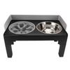 Elevated Dog Bowls Mess Proof Adjustable Raised Dog Bowl Stand Neck Guard Slip Resistant Dog Feeder