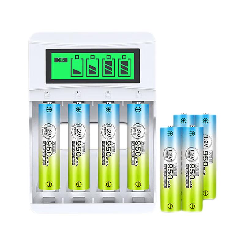 Delipow Rechargeable AA/AAA Batteries & Smart LCD Chargers CN plug (adapter included)