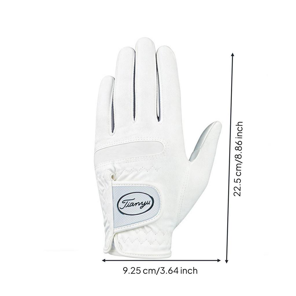Left-Hand Golf Glove Wear-Resistant Left Hand Sports Gloves Synthetic