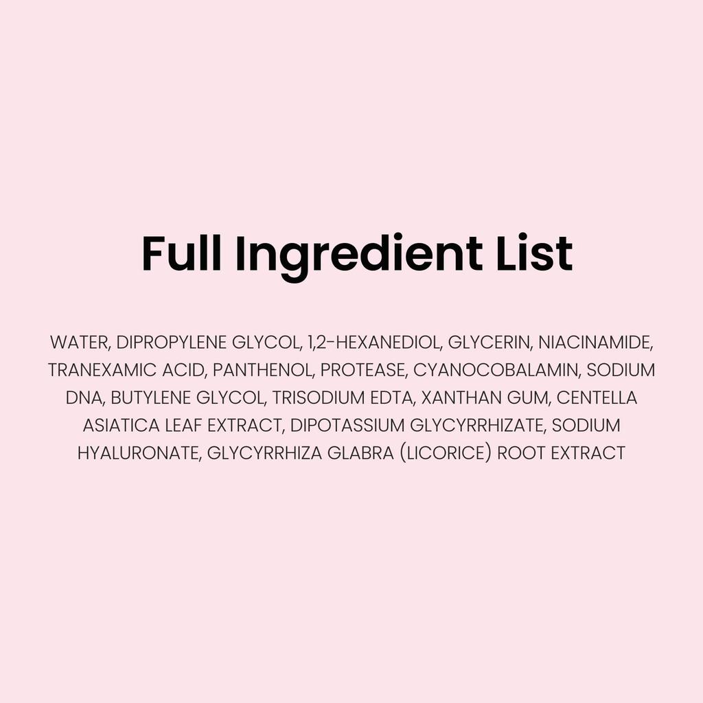 CNP Laboratory DermaAnswer Toner Tonifiant Roz 200ml cu PDRN pentru Luminozitate Ingrediente Oficiale Coreene, Niacinamidă, Piele, Exfoliant, Toner,