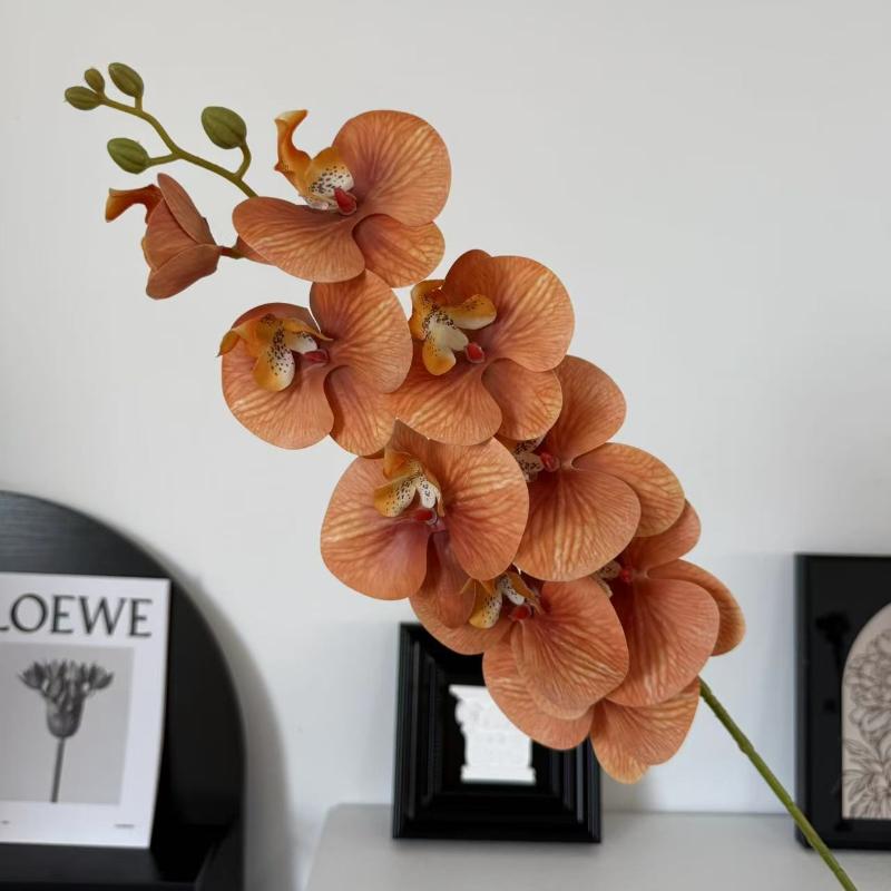 Künstliche Schmetterlingsorchidee Kunstblumen für Heimdeko Wohnzimmer Hotel Fenster Hochzeitsarrangement