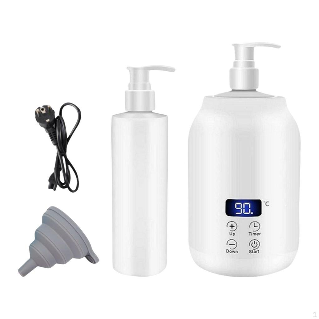 Ölheizung für eine Flasche, Temperaturregelung, LED-Bildschirm, Wärmer, weiß